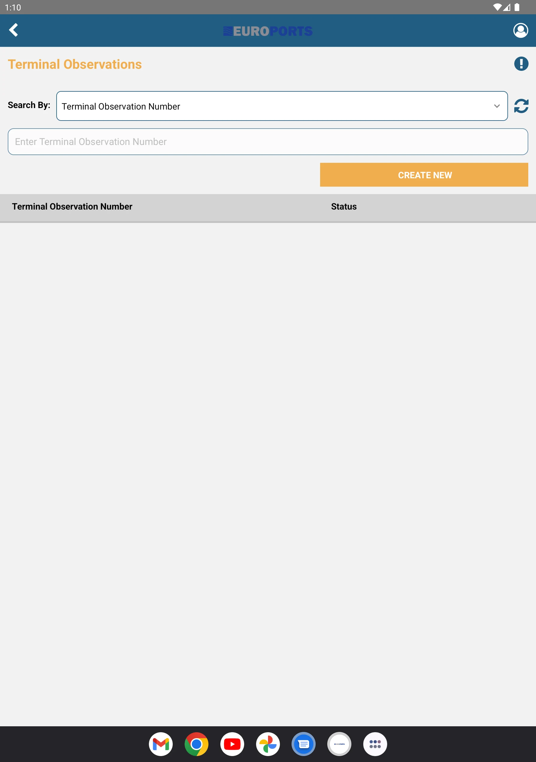 Euroports Mobile screenshot